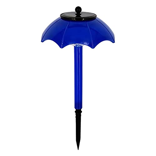 Academyus Lawn Light Control Waterproof ABS Mini Umbrella Solar Lawn Light Garden Blue