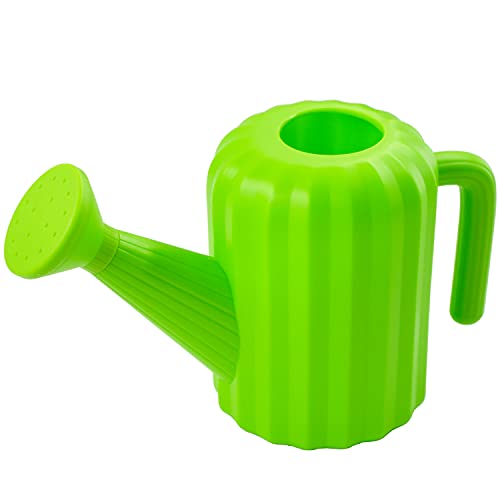 POMIKU Toddler Watering Can, Kids Small Watering Can for Age 2, 3, 4, Toy Watering Can for Gardening Green