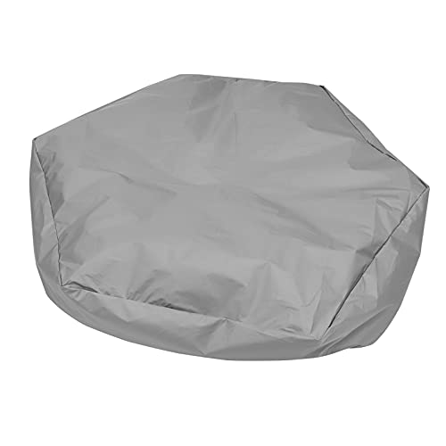 YARNOW Sandbox Cover Hexagon Waterproof Sandpit Cover with Drawstring Tool Oxford Cloth Sandbox Cover Pool Cover