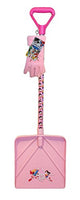 Midwest Quality Gloves DC Girls Snow Shovel & Fleece Glove Combo, Kids, Pink/Multi