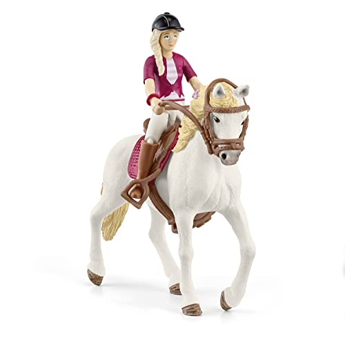 Schleich Horse Club, 6-Piece Playset, Horse Toys for Girls and Boys Ages 5-12, Sofia and Blossom the Horse