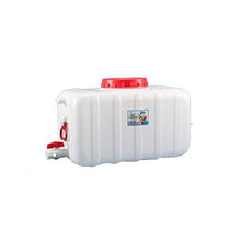 Load image into Gallery viewer, MAGFYLY Plastic Water Tank Camper 25L/45L/80L/110L/160L/200L Thickening Food-Grade White Plastic Rectangular Storage Tank Household Water Bucket with A Lid Large Water Tank (Size : B)
