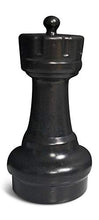 Load image into Gallery viewer, MegaChess Individual Chess Piece - Rook - 8.5 Inches Tall - Black - Not Intended for Home Decor
