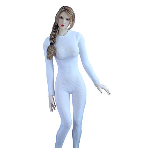 1/6 10.5 Inch Seamless Female Action Figures- Lifelike Head and Flexible Body, 14 Moveable Joints for Arts/Drawings/Photography/Decor