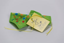 Load image into Gallery viewer, Baby Paper Crinkly Baby Toy, Green with Stars
