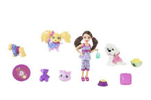 Load image into Gallery viewer, Polly Pocket Pop N Swap Sleep Over Pets
