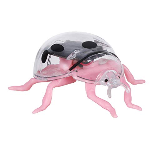 Solar Powered Insect Toy Decor Cute Shaking Ladybug Educational Toy Kids Gift,Random Color