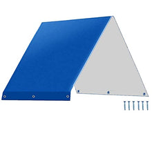 Load image into Gallery viewer, SEREBII Playground Replacement Canopy,52&quot; x 90&quot; Outdoor Swingset Shade Kids Playground Roof Canopy Waterproof Cover Replacement Tarp Sunshade UV Protection,Kids Playground Roof Canopy (Blue)
