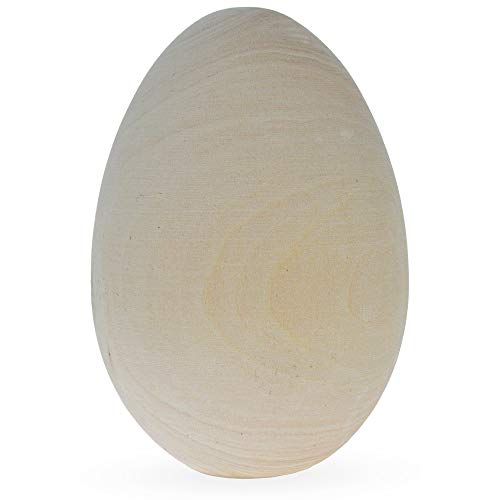 BestPysanky Unfinished Unpainted Blank Wooden Egg