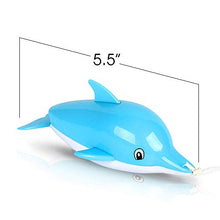 Load image into Gallery viewer, ArtCreativity Pullback String Dolphin Bath Tub Toys for Kids, Set of 4, Swimming Dolphin Water Toys for Bathtub, Pool, and Lake Fun, Adorable Aquarium Birthday Party Favors for Boys and Girls
