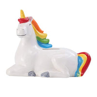 BESPORTBLE 1pc Rainbow Cloud Unicorn Piggy Bank Magical Unicorn Saving Bank Ceramic Piggy Bank for Boys Kids Girls