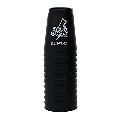 Stacking Korea Flash Stacking Cup Black 12 cups, Can use all of ages, Cup selected by Australian national team