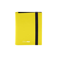 Ultra Pro E-15371 Eclipse 2 Pocket Pro Binder-Lemon Yellow