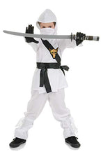 Load image into Gallery viewer, Underwraps Secret Ninja Child Costume (White), X-Large
