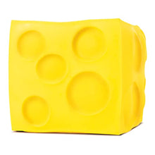 Load image into Gallery viewer, Giant Cheese Stress Ball: A squeezable stress buster that looks like a block of cheese!

