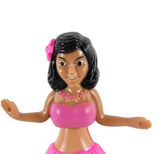 Load image into Gallery viewer, Solar Powered Dancing Decoration Dashboard Hawaiian Hula Girl Office or Home (Pink)
