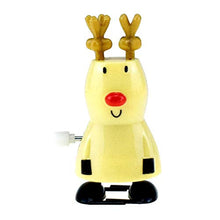 Load image into Gallery viewer, NUOBESTY Christmas Wind Up Toys, New Year Party Gifts Clockwork Toy Walking Elk Toy Party Bag Stocking Filler Santa Claus Elk Penguin Snowman Clockwork Toy - 6 Patterns as Shown
