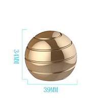 Load image into Gallery viewer, Apqdw Kinetic Desk Toys, 1.54&#39;&#39; Optical Illusion Toy Ball, Anti Anxiety Desk Office Fidget Toys for Adults Women Men, Birthday Christmas Day Gift (39MM, Gold)
