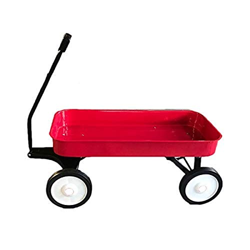 Synergistic Industrial Childrens Classic Pull Along Steel Wagon (SN-1817)