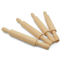 Wooden Mini Rolling Pin, 7 Inches Long, Pack of 100, Perfect for Fondant, Pasta, Children in The Kitchen, Play-doh, Crafting and Imaginative Play, by Woodpeckers