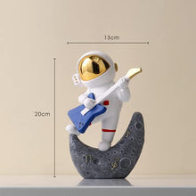 Load image into Gallery viewer, Ceramic Joe Astronaut Band Desktop Toys Home Office Car Decoration Creative Astronaut Dolls (Guitar Player - Gold)
