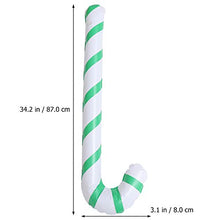 Load image into Gallery viewer, Garneck 3Pcs Christmas Inflatable Candy Canes Toys Christmas Home Garden Party Candy Canes Decorations
