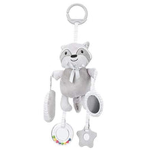 Load image into Gallery viewer, Rattle Toy, Baby Bed Stroller Rattle Comforting Toy Wind Chime Ceiling Hanging Decorations Newborn Educational Toys(Racoon Dog)
