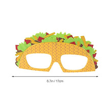 Load image into Gallery viewer, TOYANDONA Sandwich Eyeglasses Novelty Funny Decorative Glasses Hawaiian Tropical Eyewear for Summer Party Supplies
