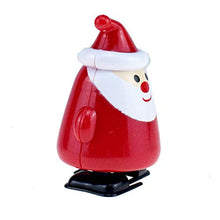 Load image into Gallery viewer, Toyvian 5 Pcs Christmas Clockwork Toy Santa Claus Wind Up Toy Party Favors Gift for Children Teenagers
