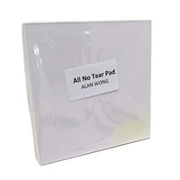 Alan Wong No Tear Pad (Small, 3.5 x 3.5, All no Tear)