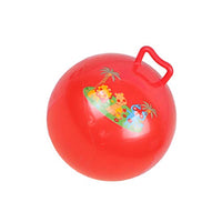 NUOBESTY Kids Hopper Ball Inflatable Bouncy Ball Space Hopper Jumping Jump Ball Balance Balls with Handle Fitness Training Jumping Ball for Children Kids Toddlers Party 25cm