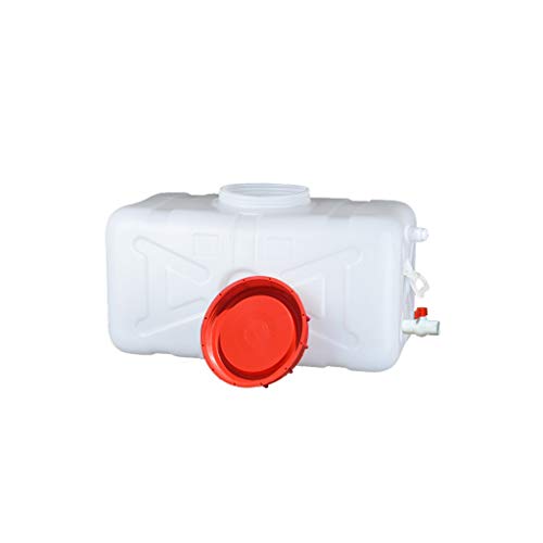MAGFYLY Plastic Water Tank Camper 28/45L/70L/140L/190L Water Tank, Plastic Bucket, Food-Grade Rectangular Thickened Water Tower with Faucet for Household Water Storage (Size : 70L)