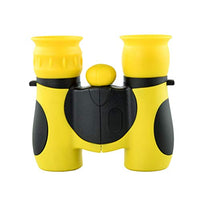 LIOOBO 1 Pc Children Binocular Toy with Optical Lens Science Experiment Toy Binocular Telescope for Kids Children (Yellow)