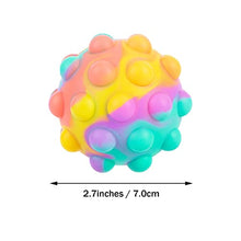 Load image into Gallery viewer, VANOKA Ball Bubble Popping Sensory Toy, 3D Pop Fidget Sensory Toys, Stress Reliever Silicone Pressure Relieving Toys, Fidget Poppers for Autistic Kids Special Needs Children Anxiety Adults
