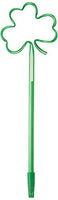 amscan St. Patrick's Day Green Plastic Shamrock Pen | Party Accessory, 8 1/8