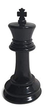 Load image into Gallery viewer, MegaChes Outdoor Plastic Replacement Chess Piece - King - 8 Inches Tall - Black - Not Intended for Home Decor
