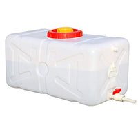 Heavy Duty Water Container Water Tank With Faucet,Water Container With Tap Thick Plastic Water Storage,Outdoor Portable Home Storage Water Bucket Rectangular For Camping Hiking Hunting Outdoor Self-dr