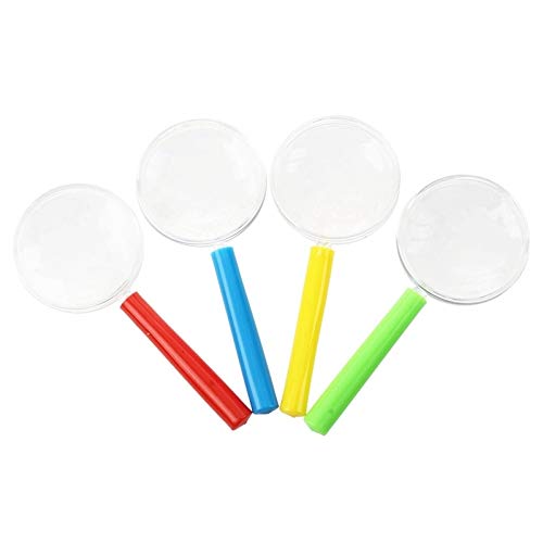 Liao Liao 4pcs Shaping Miniskirt Magnifying Glass Children's Toys ( Color : Photo Color )