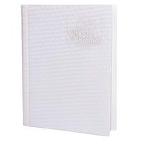 Monster Binder - 4 Pocket Holofoil White Album with White Pages (Limited Edition) - Holds 160 cards and compatible with Yugioh, Magic, and Pokemon Cards