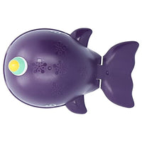 CUTULAMO Bathtub Toy Clockwork, Plastic Safe Baby Bath Floating Toys with Rounded Corner for Baby Obedient in The Bath for Bathing Showering, Daily Play(Wind up Killer Whale Purple)