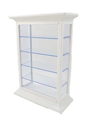 Melody Jane Dolls Houses White Shelf Display Cabinet Unit Shop Fitting Store Furniture 1:12