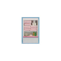 International Miniatures by Classics Dollhouse Miniature Linen Cupboard, Pink