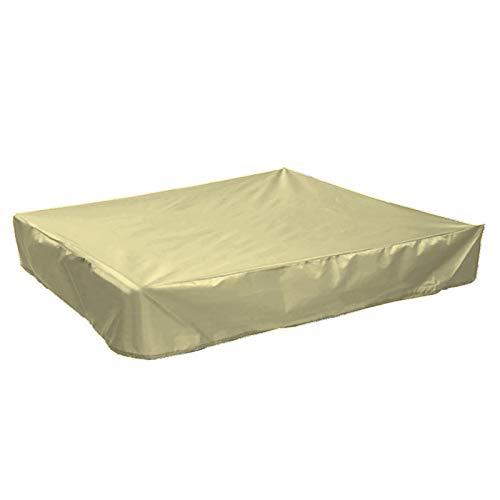 Sandbox Cover Square Sandpit Pool Cover 420D Heavy Duty Square Sandbox Protective Cover with Drawstring