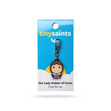 Load image into Gallery viewer, NDC Our Lady of Undoer of Knots Tiny Saints Charm
