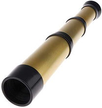 Load image into Gallery viewer, ZHHk Binoculars Golden Vintage Handheld Telescopic Telescope for Kids Monocular Telescope, Children&#39;s Portable Lightweight Pirate Spyglass Gifts 3pcs/Set

