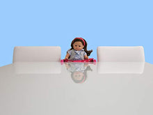 Load image into Gallery viewer, Doll High Chair Table Treat and Feeding Seat for Dolls Up to 19&quot; Tall
