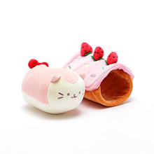 Load image into Gallery viewer, Anirollz Kittiroll 6&quot; Small Soft &amp; Squishy Plush Blanket Toy

