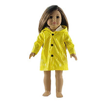 Load image into Gallery viewer, 18 Inch Doll Raincoat Yellow Rain Jacket Doll Clothing for 18 Inch American Girl Dolls

