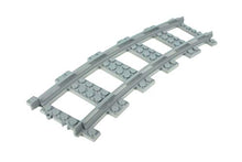 Load image into Gallery viewer, Trixbrix Curved Tracks R56 Box 8pcs Compatible with Lego City Train Sets 60197 60198 10277 60205 60238
