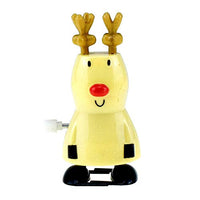 JIDOANCK Winder Toys Gift for Xmas, Walking Santa Claus Elk Penguin Snowman Clockwork Toy Home Decor Gift for Christmas F